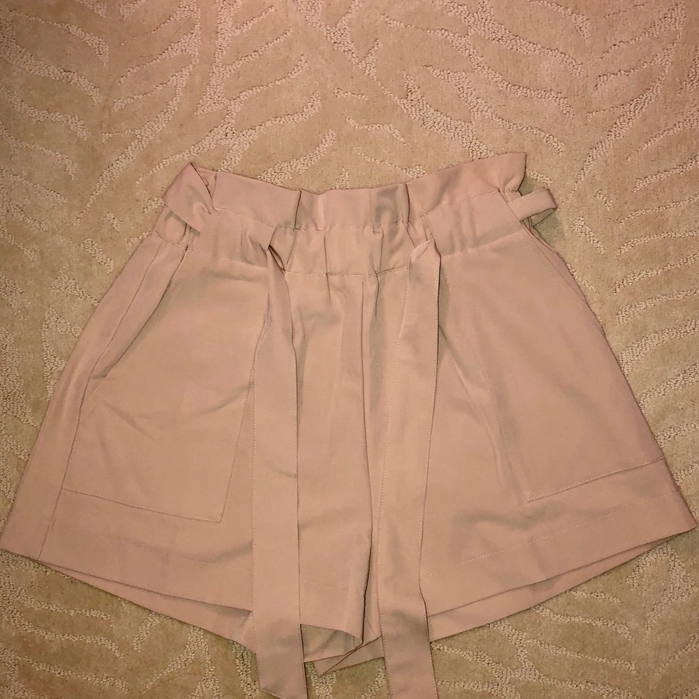 Khaki Paperbag Shorts